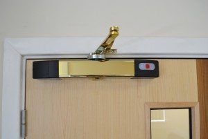 Agrippa sound activated fire door closer