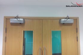 hold open hospital fire doors - Geofire