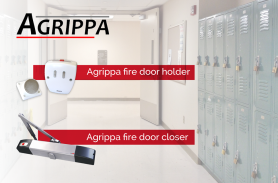 Agrippa fire door holder and closer